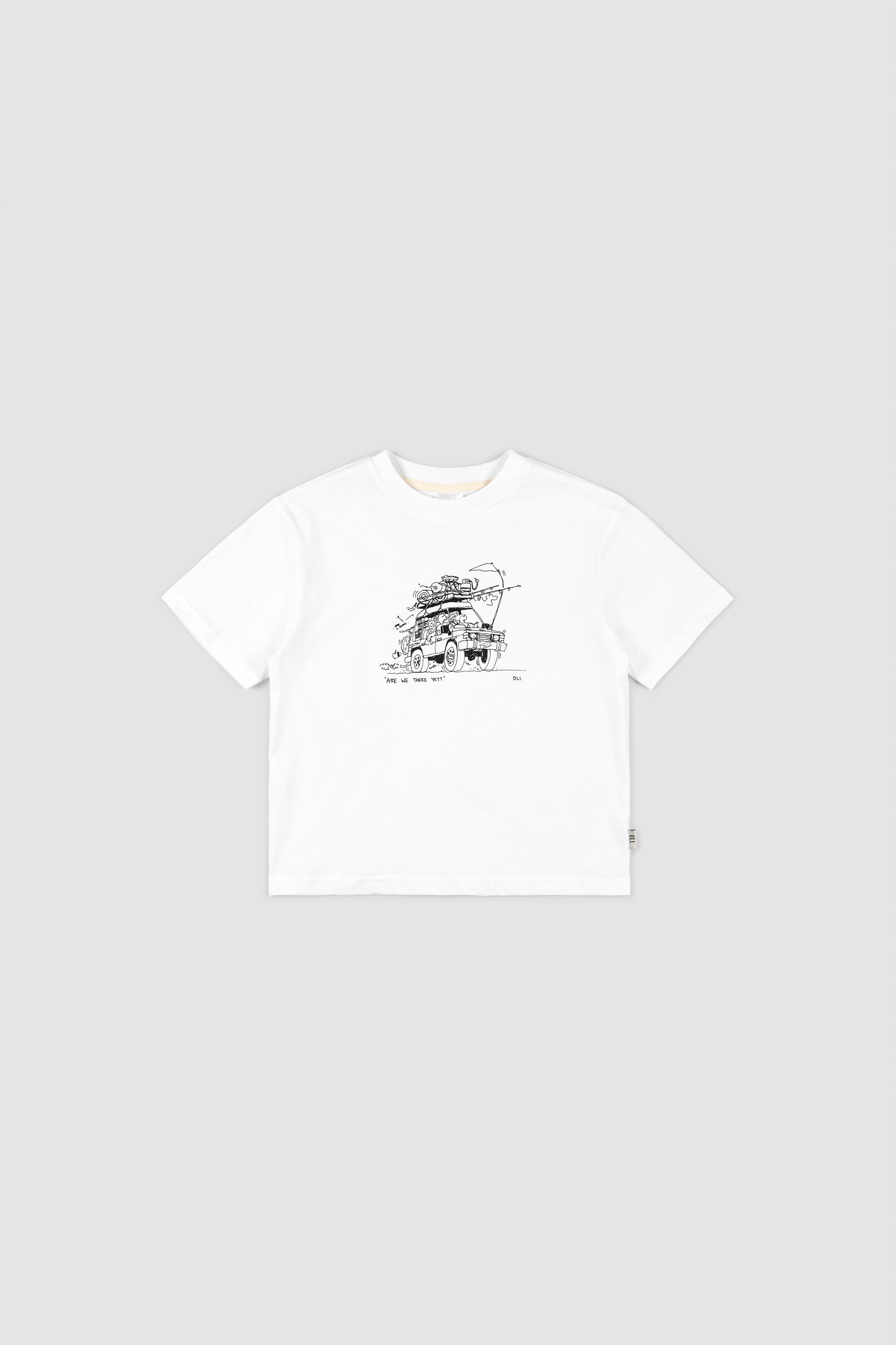 Are We There Yet Kids T - White – Oli.