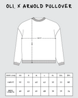 PRE ORDER | Oli. x Arnold Pullover - Washed Black