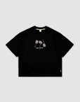 Bad Sport Crop T - Black