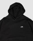 Embroidered Signature Hood - Black