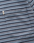 Heavy Stripe Polo - Sky
