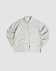 Grid Long Sleeve Button Up - Bone