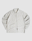 Grid Long Sleeve Button Up - Bone