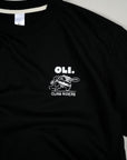 Curb Rider Back Print T - Black