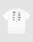 Camping Back Print T - White