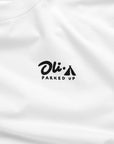 Camping Back Print T - White