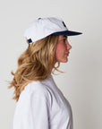 5 Star Cap - White/Navy