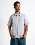 Plaid Button Up - Sky