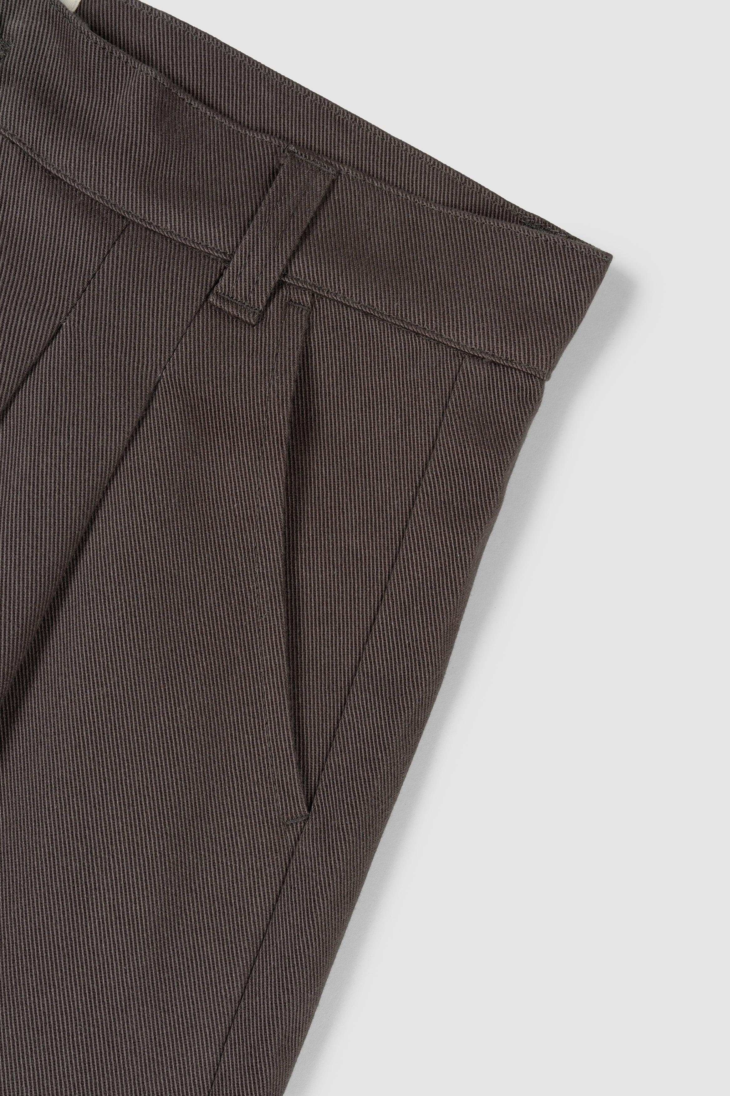 Pleated Pant - Coal