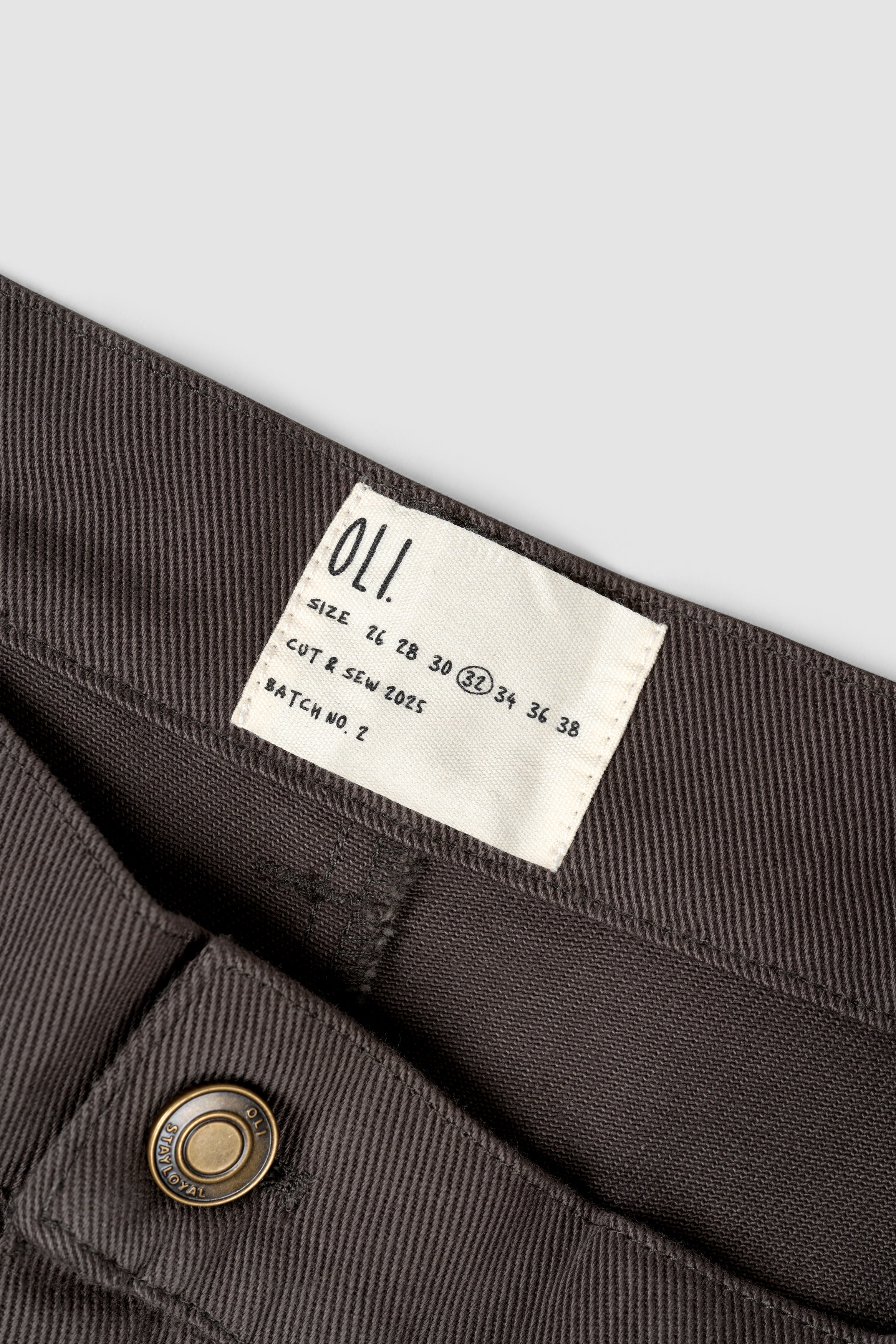 Pleated Pant - Coal