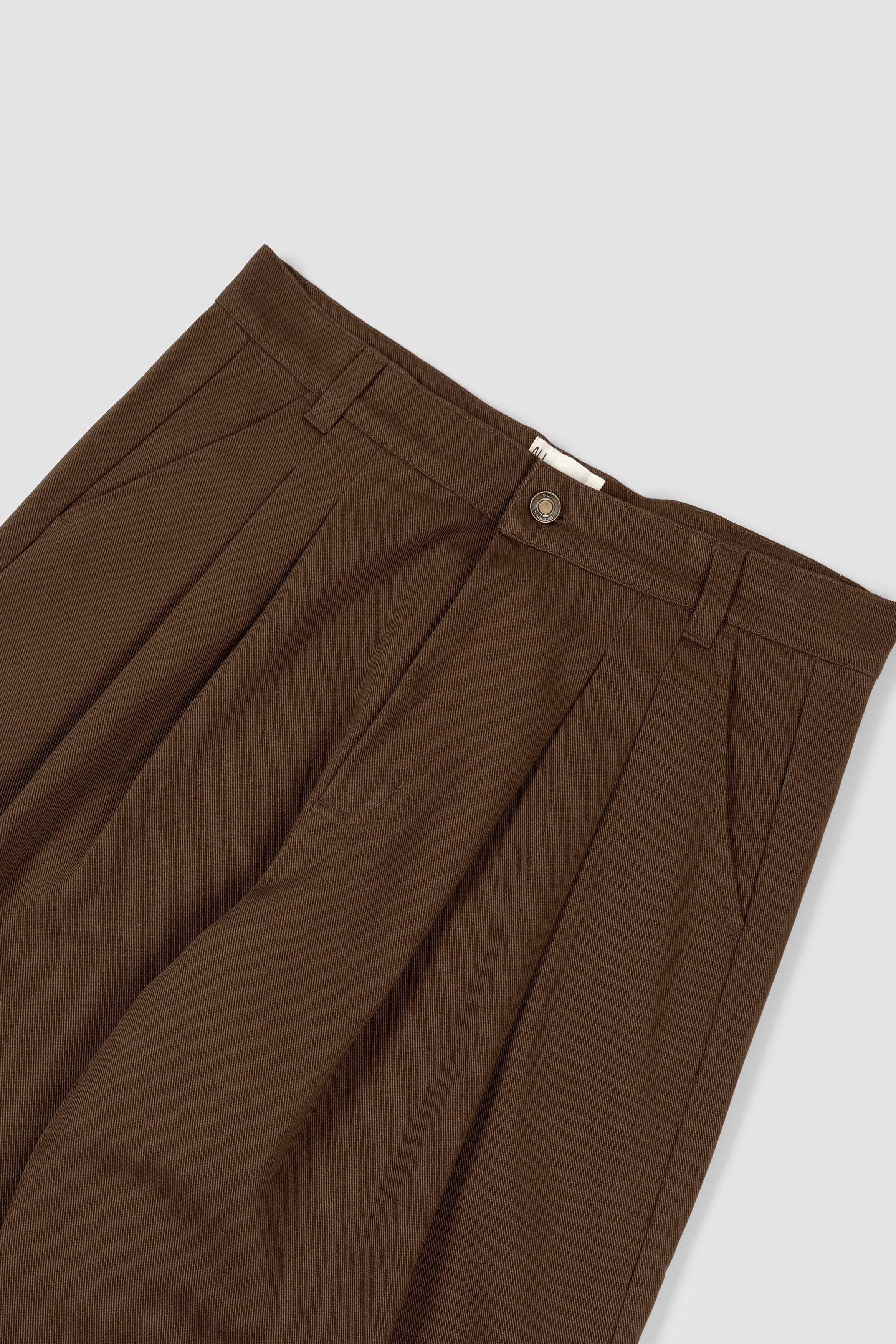 Pleated Pant - Choc