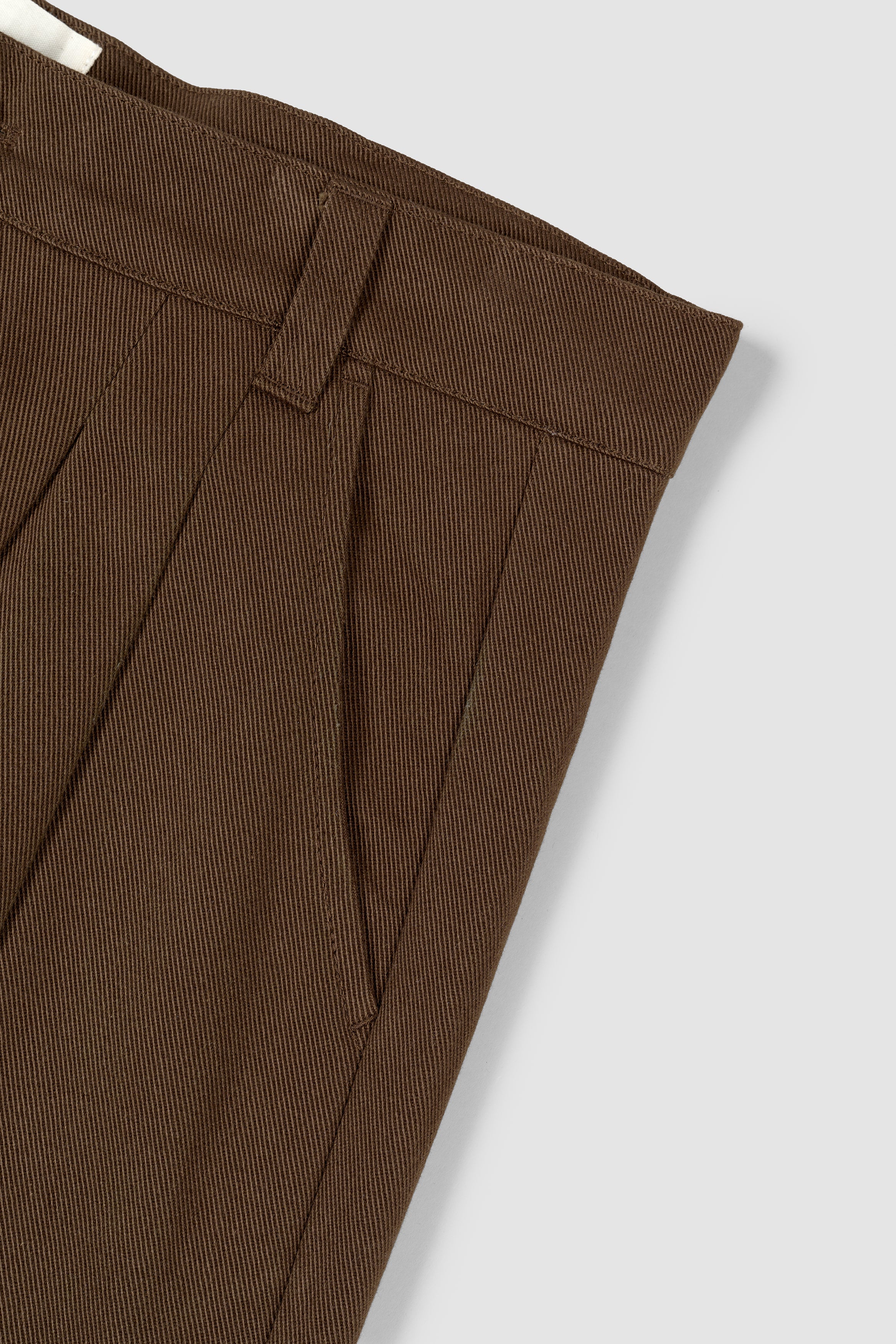 Pleated Pant - Choc