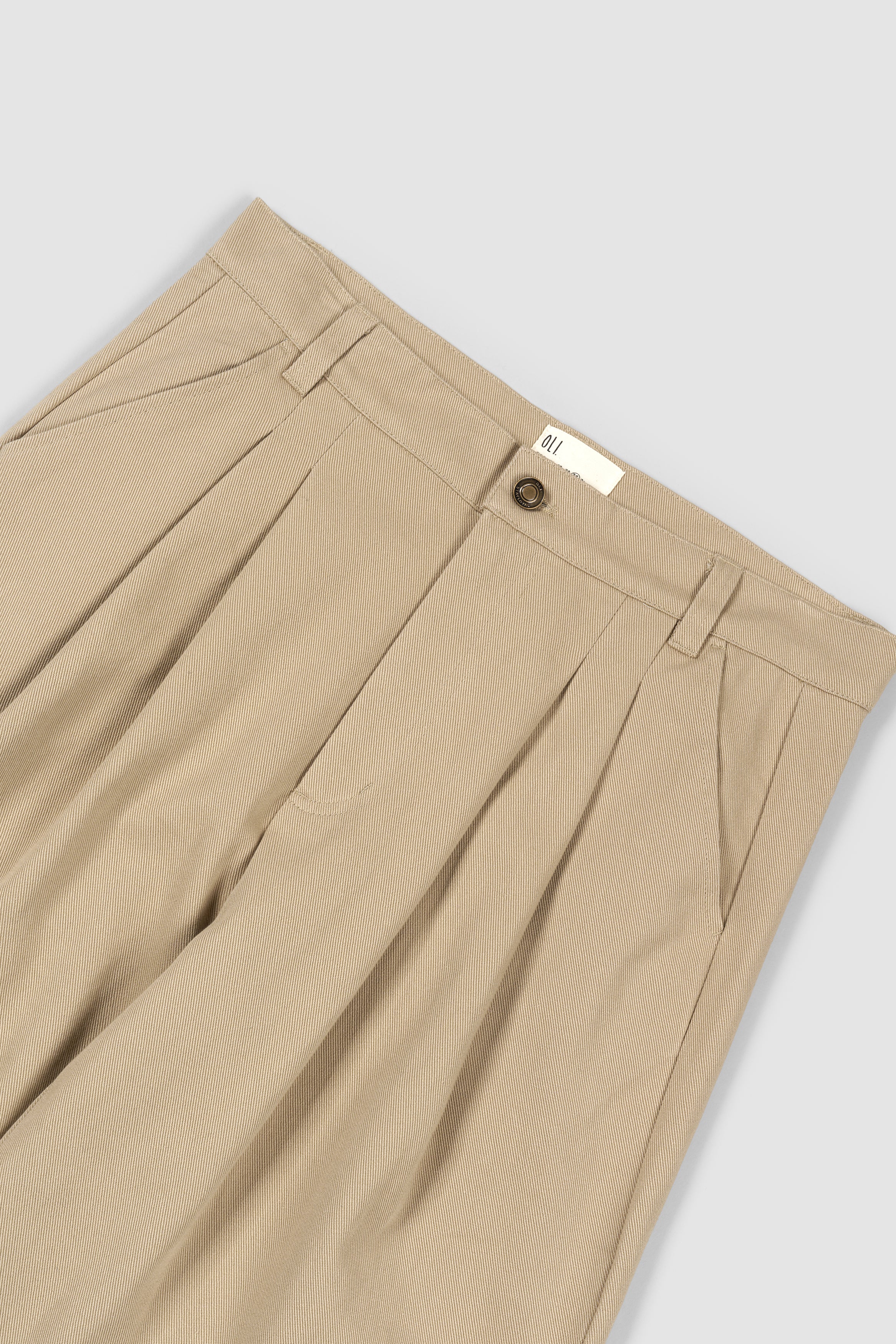 Pleated Pant - Sand