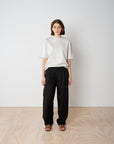 Pleated Pant - Black