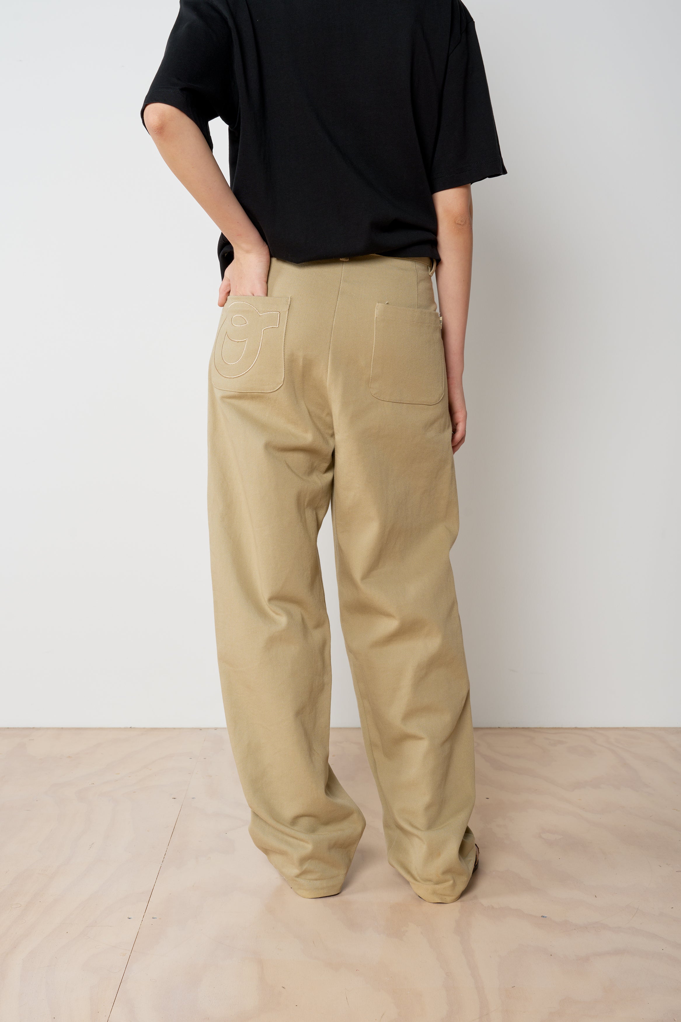 Pleated Pant - Sand