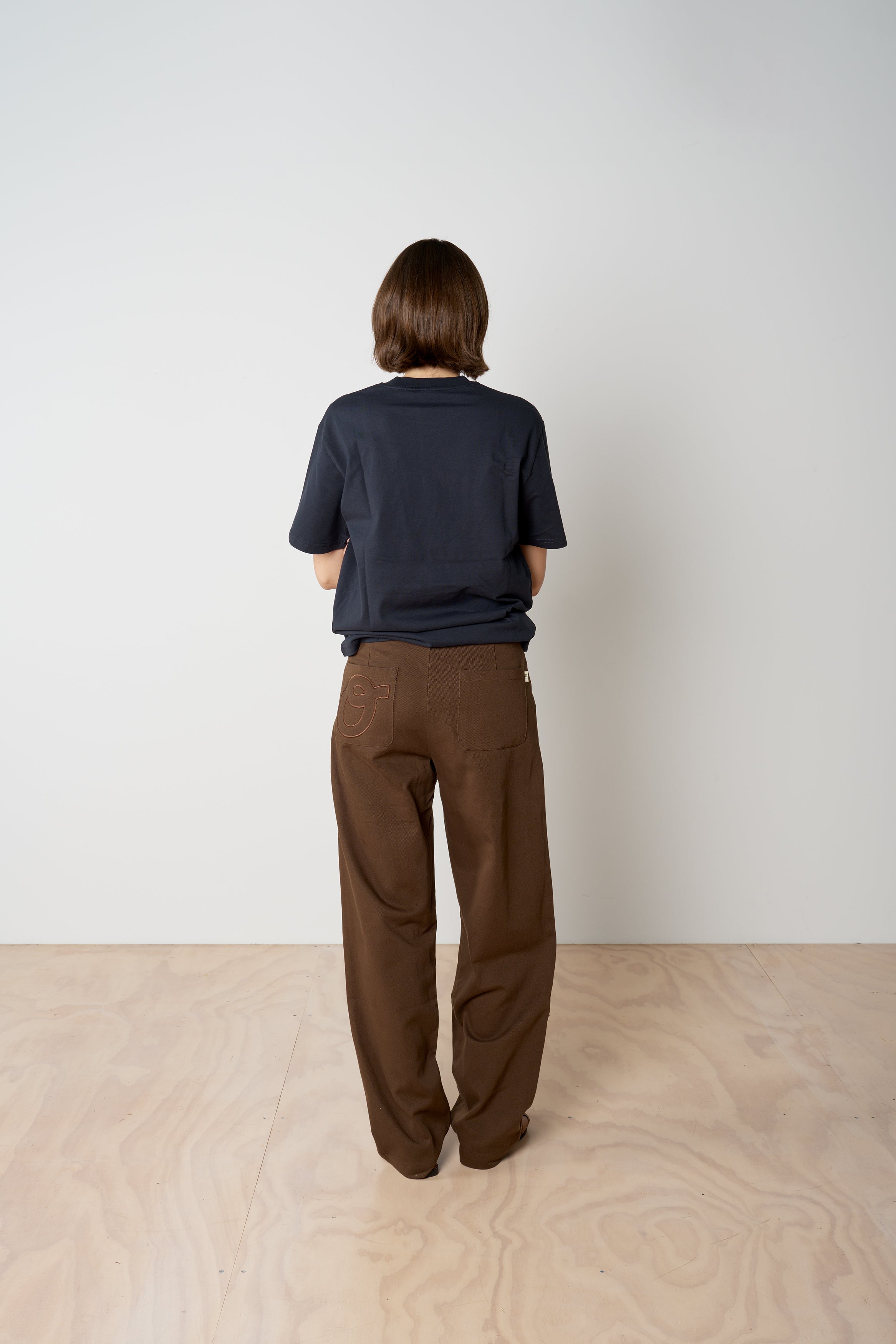 Pleated Pant - Choc