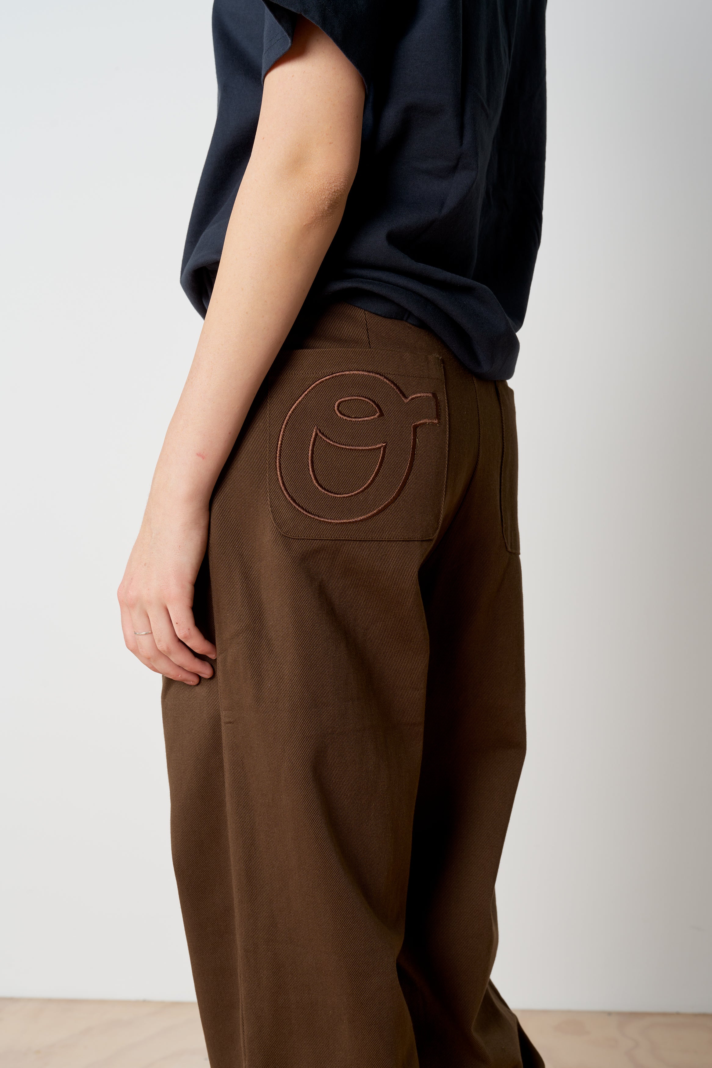 Pleated Pant - Choc