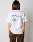 Good Things Take Time Back Print T - White