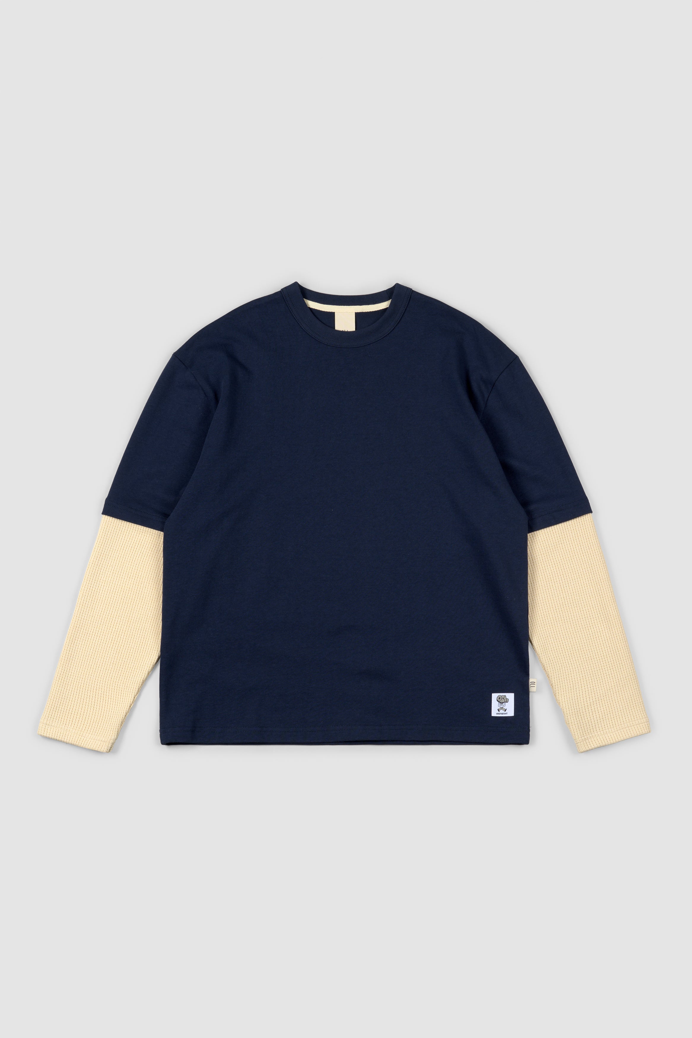 ★送料・関税込★s/e/o★LAYERED LONG SLEEVE TEE NAVY★ Layered Long Sleeve T - Navy – Oli.