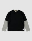 Layered Long Sleeve T - Black