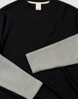 Layered Long Sleeve T - Black