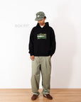 Embroidered I Hate Golf Hood - Black