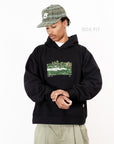 Embroidered I Hate Golf Hood - Black