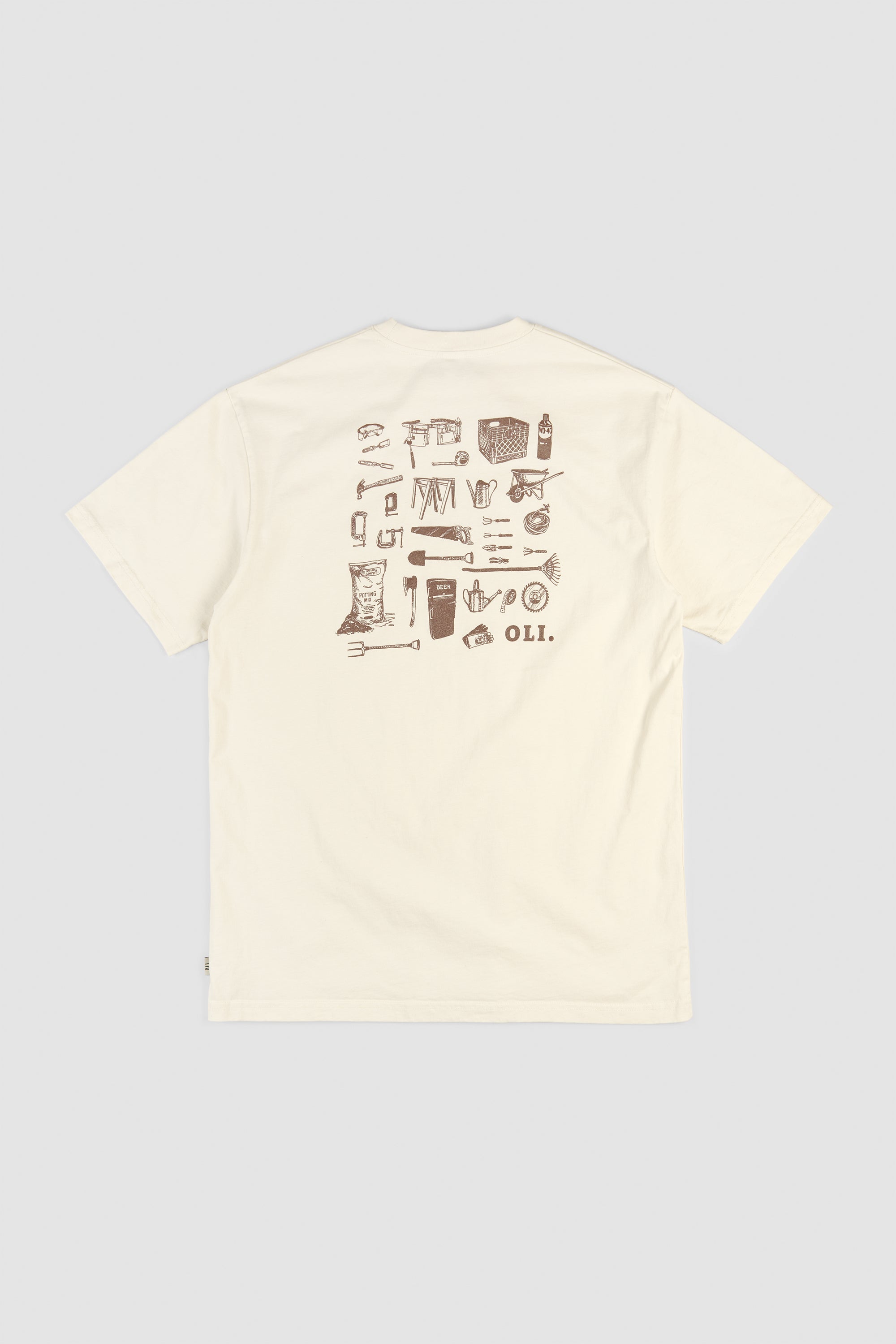 Garden Shed Back Print T - Butter