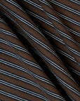 Jamie Stripe Long Sleeve T - Brown