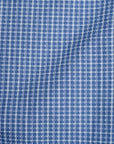 Wafer Long Sleeve Button Up - Blue