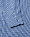 Wafer Long Sleeve Button Up - Blue