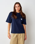 Heavyweight Pocket T - Navy