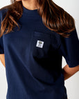 Heavyweight Pocket T - Navy