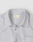 Oxford Stripe Long Sleeve Button Up