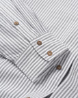 Oxford Stripe Long Sleeve Button Up