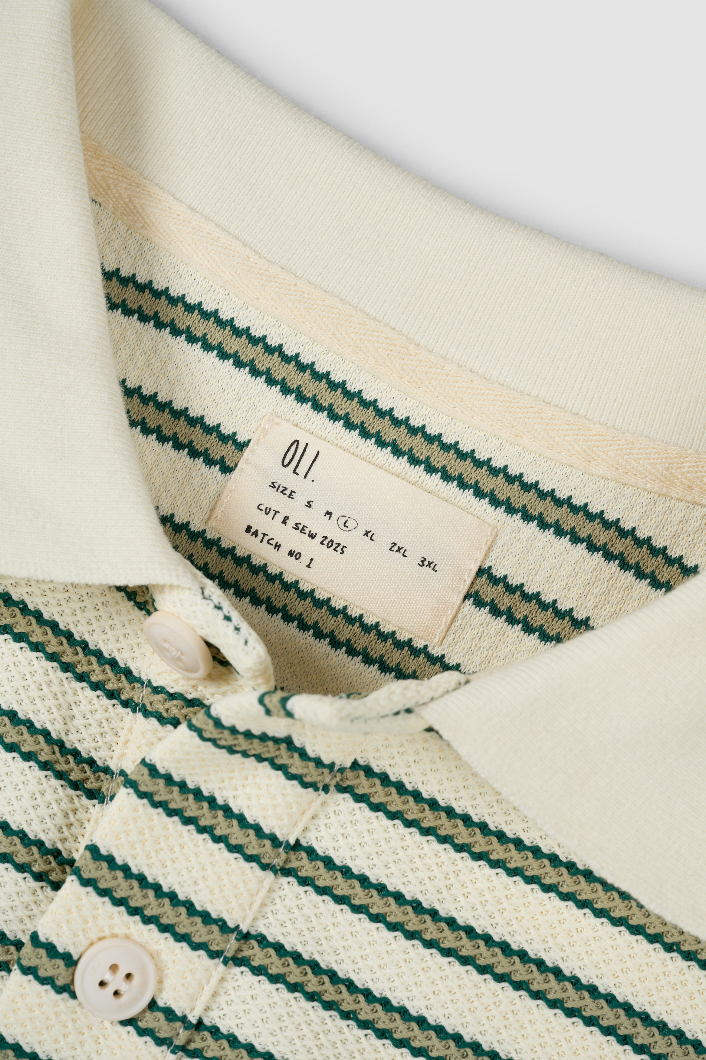 Woven Polo - White