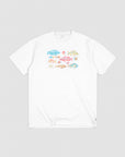 Watercolour Fish T - White