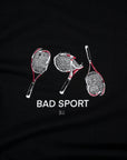 Bad Sport Crop T - Black