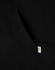 Embroidered Signature Hood - Black