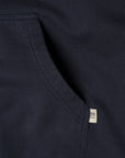 Embroidered Signature Hood - Navy
