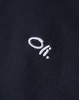 Embroidered Signature Hood - Navy
