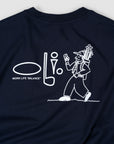 Work Life Balance Back Print T - Navy