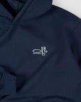 Work Life Balance Back Print Hood - Navy