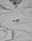 Explore Back Print Hood - Ash Marle
