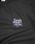 Probably Outside Back Print T - Coal