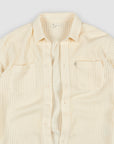 Waffle Button Up - Butter