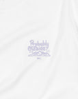 Probably Outside Back Print T - White