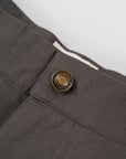 Pleated Cotton Short - Coal