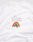 *IMPERFECT* Be The Rainbow T - White