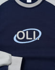 Block Pullover - Navy